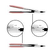 By AGV Plancha Inspire Titanium 230º Rosa/Blanco 25mm
